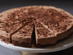 Cheesecake de chocolate e café