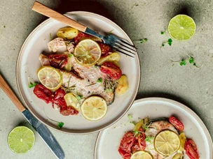 Papelotes Salmão Tomate Cereja