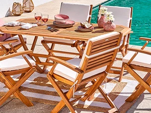 Mobiliário decoração de verão