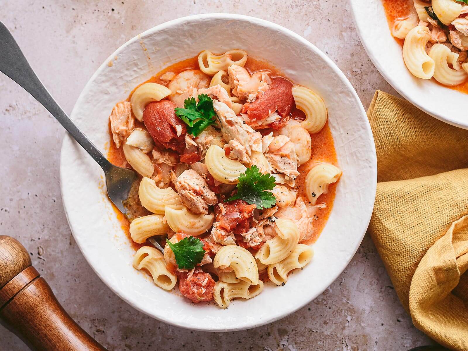 Massada de Peixe e Camarão