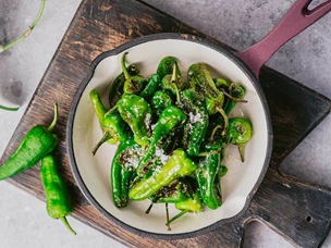 Receita de Pimentos Padrón