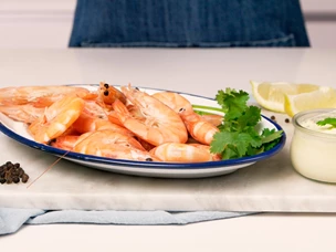 Receita para cozer camarão