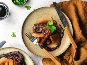 Polvo Assado no Forno com Batatas