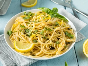 Esparguete ao Alho com Limão e Ervas