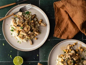 Caril Tofu Comgumelos