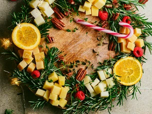 Receita de Coroa de Queijos Natalícia