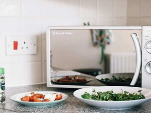 como limpar o microondas