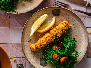 Receita de Panados de salmão