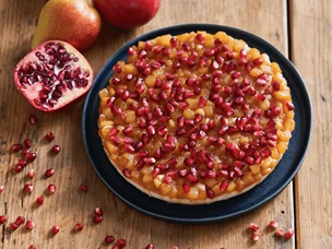 Cheesecake Vegan de Pêra e Romã