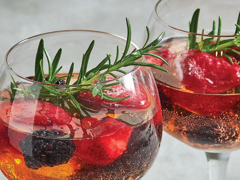 Gin de Morango e Amoras com Pimenta