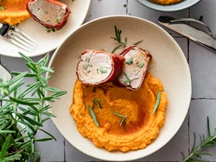 Lombo de porco com presunto