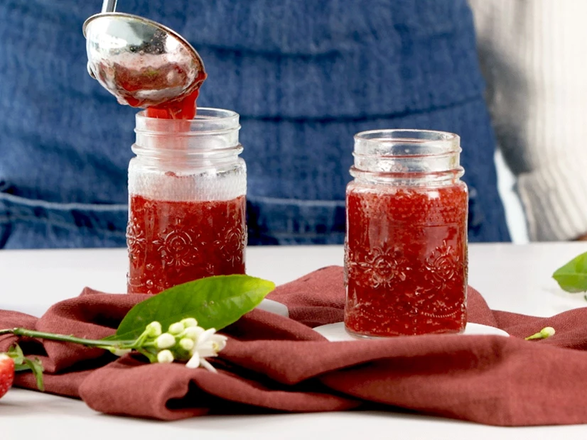 imagem de compota de morango