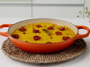 imagem de arroz de forno