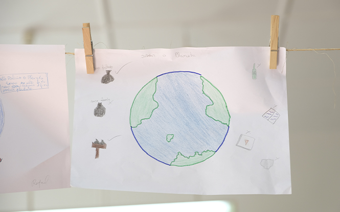 Desenho Planeta Terra