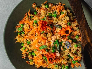 Receita Salada de quinoa primaveril