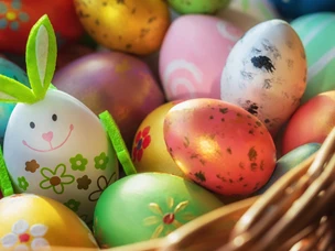 Ovinhos de Páscoa para colorir e decorar