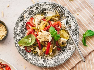 Salada de Pimentos e Tomate