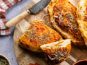 Calzone de fiambre e queijo